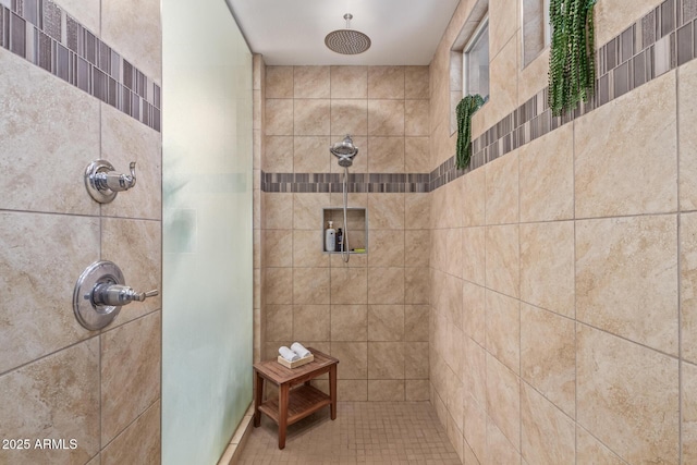 5218 N Tiller Dr, Litchfield Park, AZ 85340 - bathroom featuring a tile shower