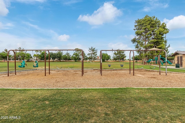 5218 N Tiller Dr, Litchfield Park, AZ 85340 - community play area featuring a lawn