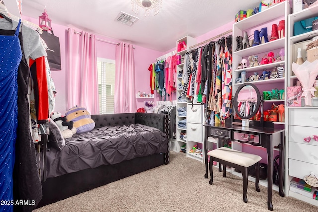 bedroom featuring carpet floors