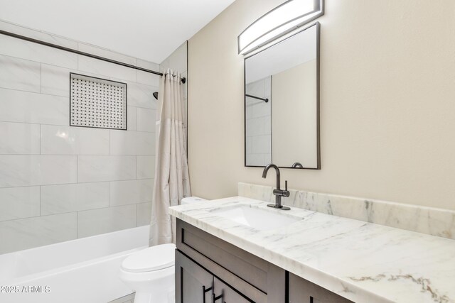 7607 N 42nd Ln, Phoenix, AZ 85051 - bathroom featuring vanity, toilet, and shower / tub combo