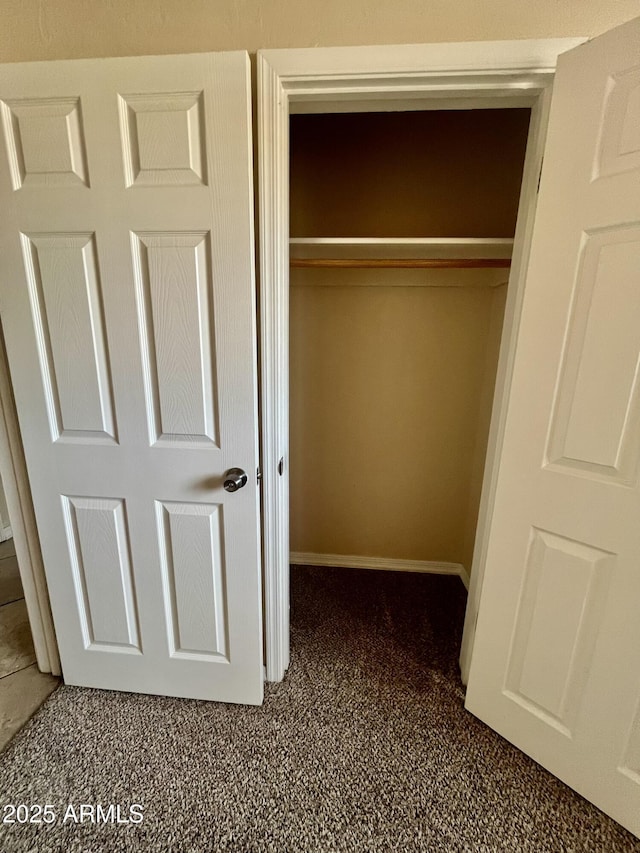 view of closet