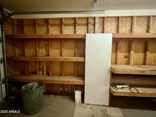 storage area with a garage