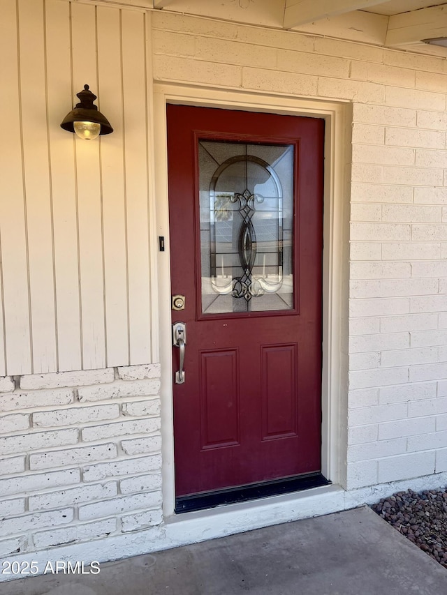 view of entrance to property