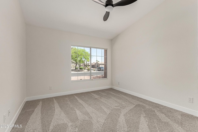 4010 N 156th Ln, Goodyear, AZ 85395 - carpeted spare room with baseboards and ceiling fan