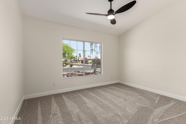 4010 N 156th Ln, Goodyear, AZ 85395 - spare room featuring carpet flooring, ceiling fan, and baseboards