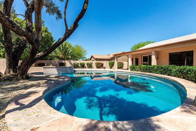 4010 N 156th Ln, Goodyear, AZ 85395 - view of pool featuring a fenced in pool and fence