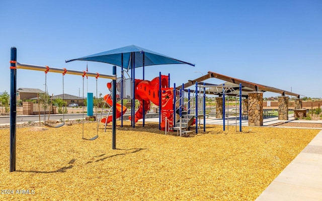 view of communal playground