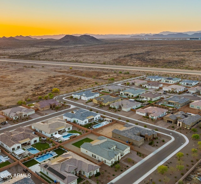 27908 N 38th Dr, Phoenix, AZ 85083 - birds eye view of property with a residential view, a desert view, and a mountain view