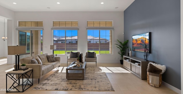27908 N 38th Dr, Phoenix, AZ 85083 - living room with recessed lighting and a healthy amount of sunlight