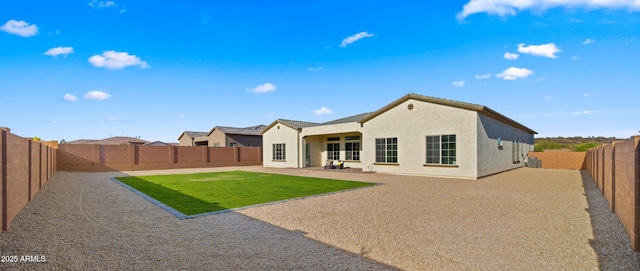 27908 N 38th Dr, Phoenix, AZ 85083 - back of property with a patio area, a fenced backyard, and stucco siding