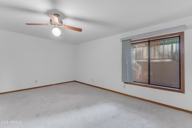 8604 S Oak St, Tempe, AZ 85284 - empty room featuring light carpet and a ceiling fan