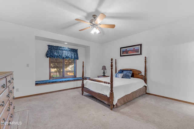 8604 S Oak St, Tempe, AZ 85284 - bedroom with carpet and ceiling fan