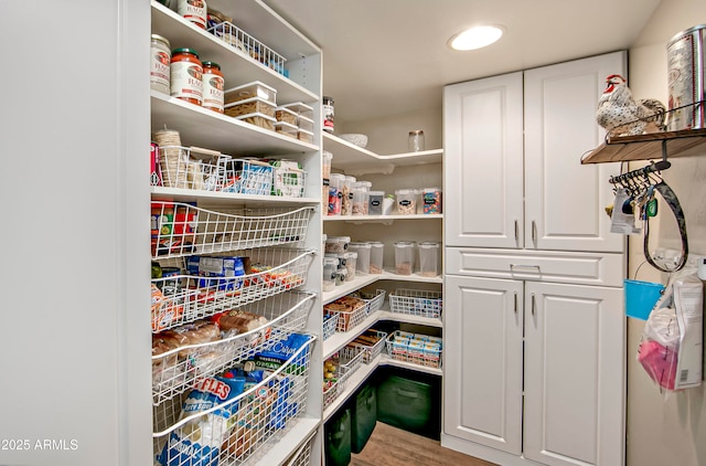 view of pantry