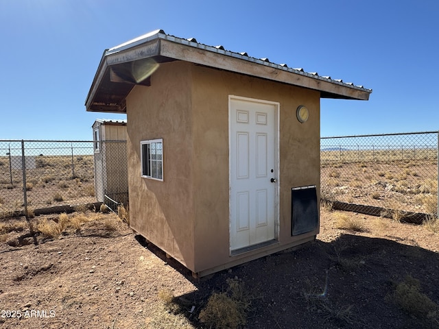 view of outdoor structure