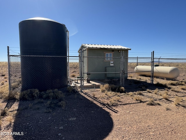 view of outdoor structure