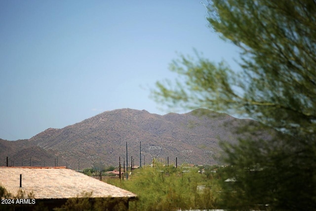 view of mountain feature