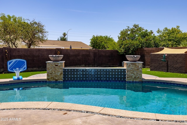 1551 E Glencove St, Mesa, AZ 85203 - view of swimming pool with a fenced backyard