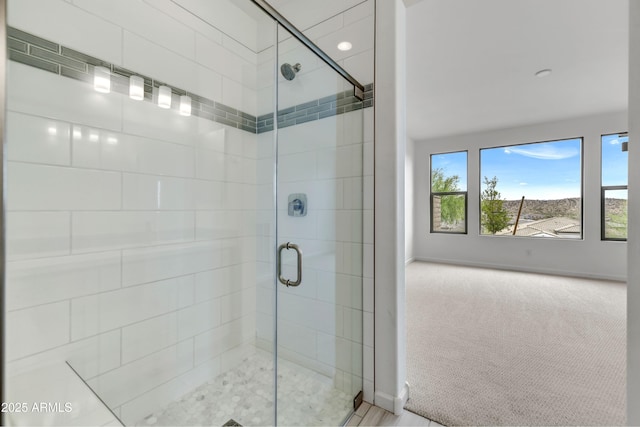 4128 Desert Moon Dr, Wickenburg, AZ 85390 - full bath featuring a stall shower and baseboards