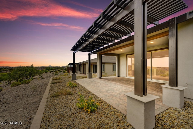 4128 Desert Moon Dr, Wickenburg, AZ 85390 - view of patio / terrace featuring a pergola