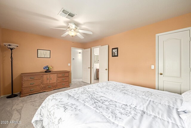 1146 W Sea Fog Dr, Gilbert, AZ 85233 - bedroom with carpet, ceiling fan, and baseboards