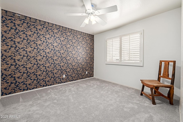 1146 W Sea Fog Dr, Gilbert, AZ 85233 - carpeted spare room with ceiling fan