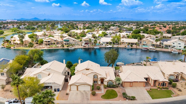 1146 W Sea Fog Dr, Gilbert, AZ 85233 - aerial perspective of suburban area featuring a large body of water