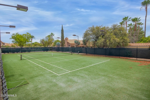 1146 W Sea Fog Dr, Gilbert, AZ 85233 - view of tennis court featuring fence
