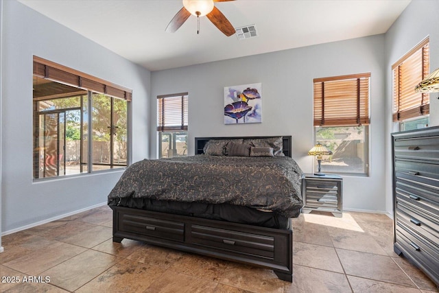 4667 E County Down Dr, Chandler, AZ 85249 - bedroom featuring ceiling fan and baseboards