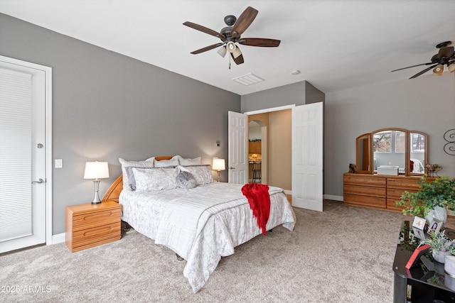 2221 W Calle De Las Estrella Way, Phoenix, AZ 85085 - bedroom with carpet flooring and ceiling fan