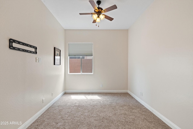 2221 W Calle De Las Estrella Way, Phoenix, AZ 85085 - carpeted empty room with ceiling fan and baseboards
