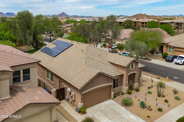 2221 W Calle De Las Estrella Way, Phoenix, AZ 85085 - aerial perspective of suburban area with a mountain backdrop