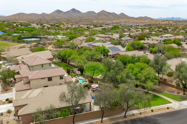2221 W Calle De Las Estrella Way, Phoenix, AZ 85085 - aerial perspective of suburban area with a mountainous background