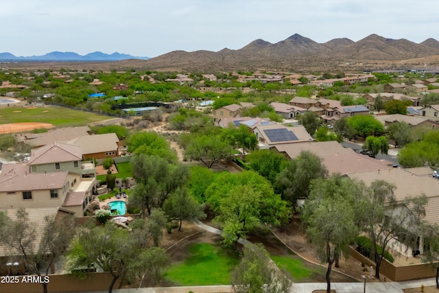 2221 W Calle De Las Estrella Way, Phoenix, AZ 85085 - aerial view of residential area with a mountain backdrop