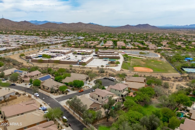 2221 W Calle De Las Estrella Way, Phoenix, AZ 85085 - aerial perspective of suburban area with a mountain backdrop