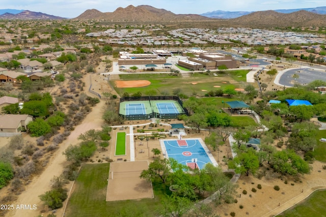 2221 W Calle De Las Estrella Way, Phoenix, AZ 85085 - aerial perspective of suburban area featuring a mountainous background