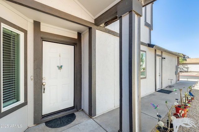 view of property entrance
