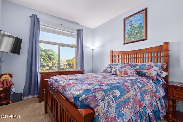 bedroom featuring carpet flooring