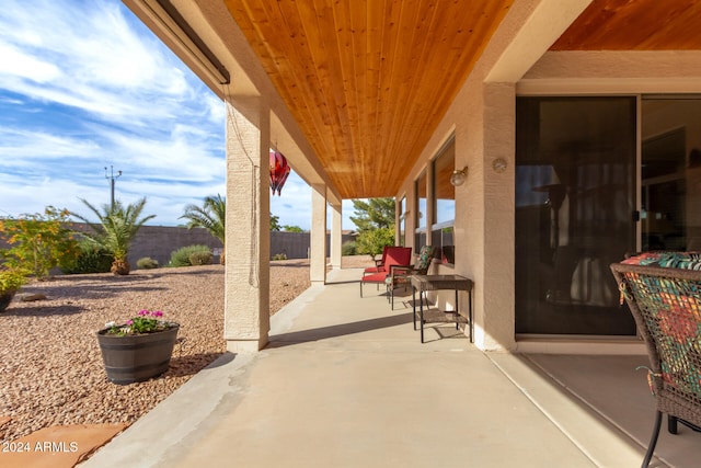 view of patio