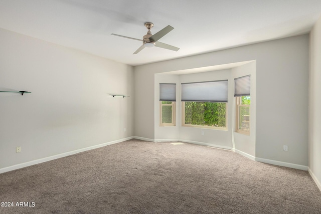 15631 W Bethesda Ct, Surprise, AZ 85374 - empty room with carpet, a ceiling fan, and baseboards
