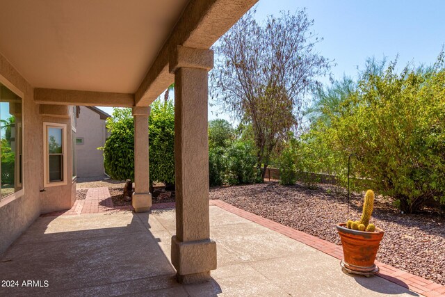 15631 W Bethesda Ct, Surprise, AZ 85374 - view of patio / terrace with fence