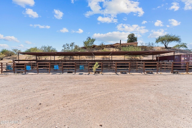 view of outdoor structure