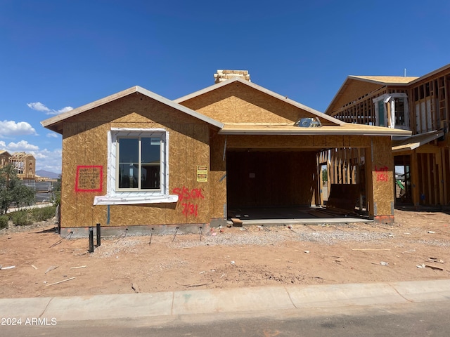 view of property under construction