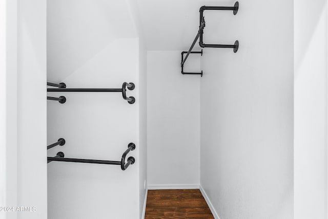 bathroom featuring hardwood / wood-style floors