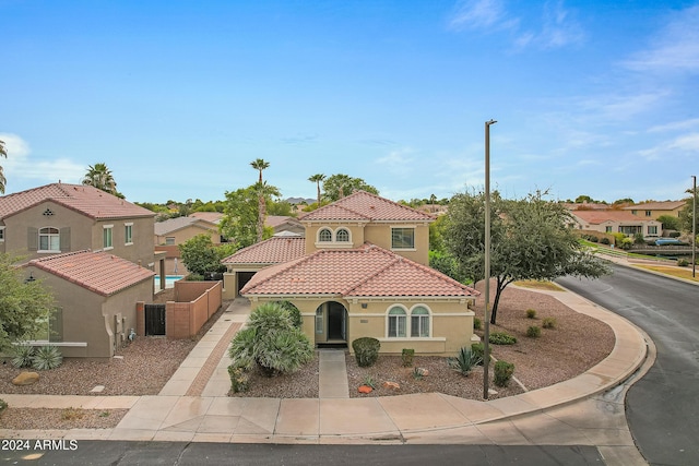 view of mediterranean / spanish-style home