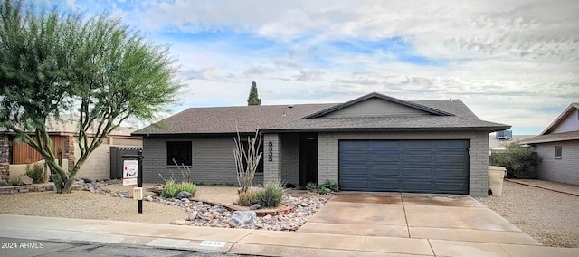 ranch-style house with a garage