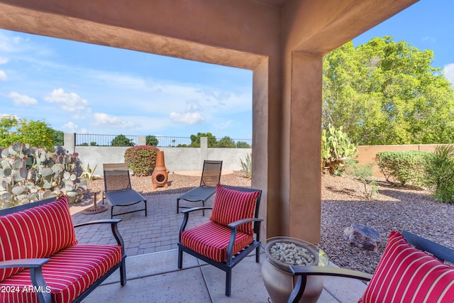 view of patio