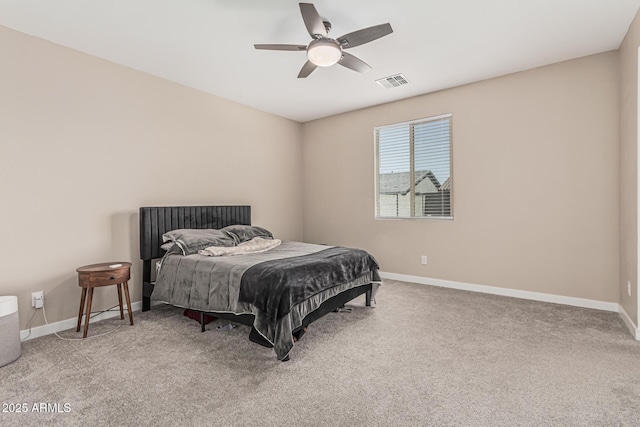 16877 W Butler Ave, Waddell, AZ 85355 - bedroom featuring baseboards, carpet floors, and ceiling fan
