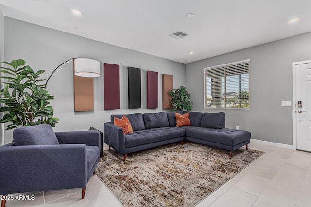 16877 W Butler Ave, Waddell, AZ 85355 - living area featuring recessed lighting and light tile patterned floors