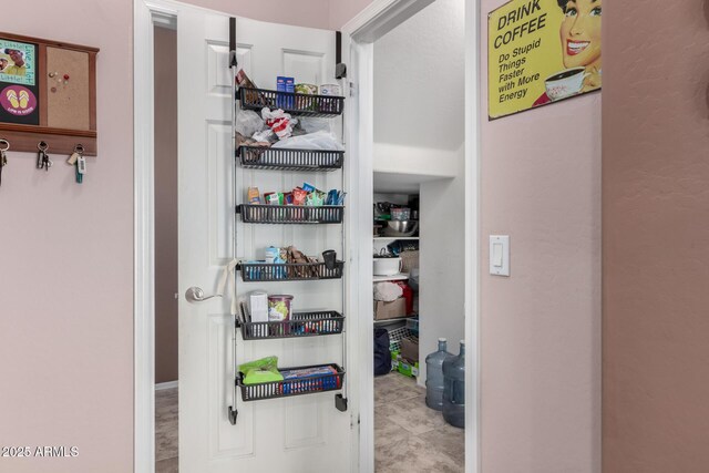 view of pantry