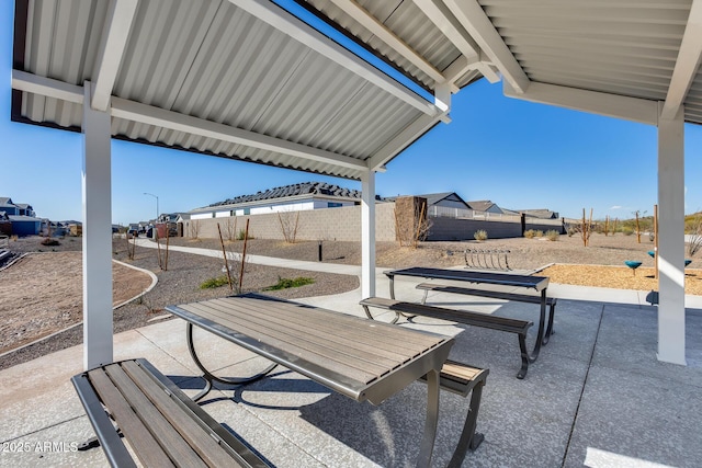 7694 W Desert Spoon Dr, Peoria, AZ 85383 - fenced backyard featuring a patio area